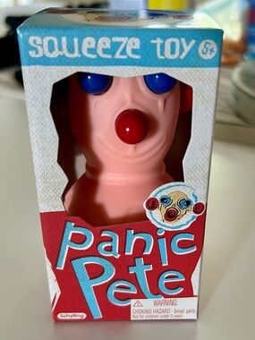 Brand new NeeDoh OG “Panic Pete”  Clown Squishie Toy. NWT. Rare & Hard to find